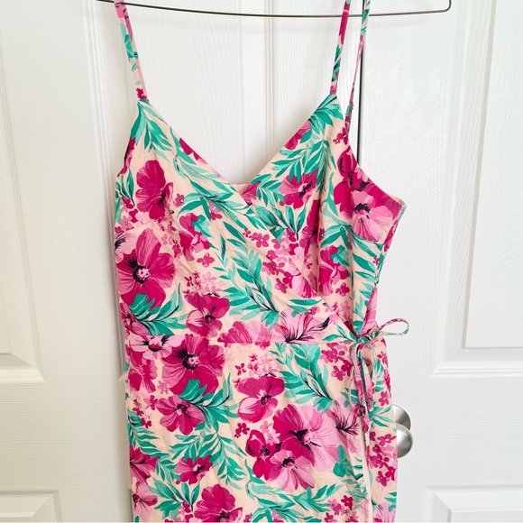 J.Crew Size 6 Floral Cotton Wrap Dress Womens - Picture 2 of 7